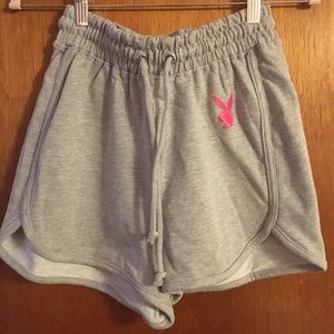 Missguided Shorts - Missguided Playboy Slogan Runner Shorts Size 6 Missguided Shorts - Missguided Playboy Slogan Runner Shorts Size 6